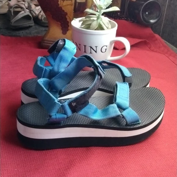 TEVA PLATFORM SANDALS - Picture 1 of 12
